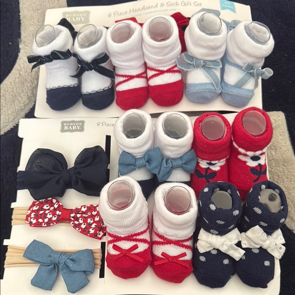 Hudson Baby Sock and Headband Collection